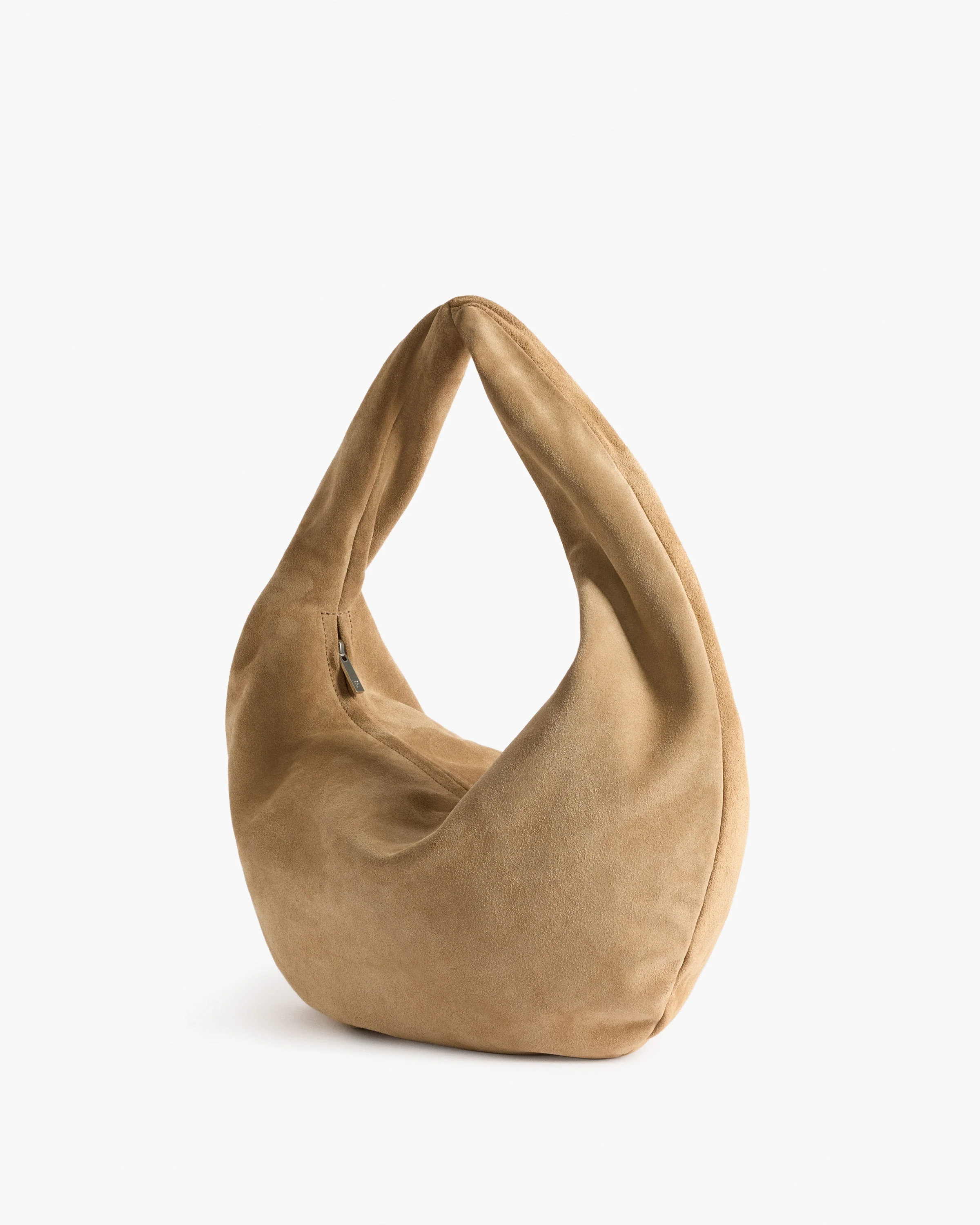 Alva Shoulder Bag Suede Sand - Image 3