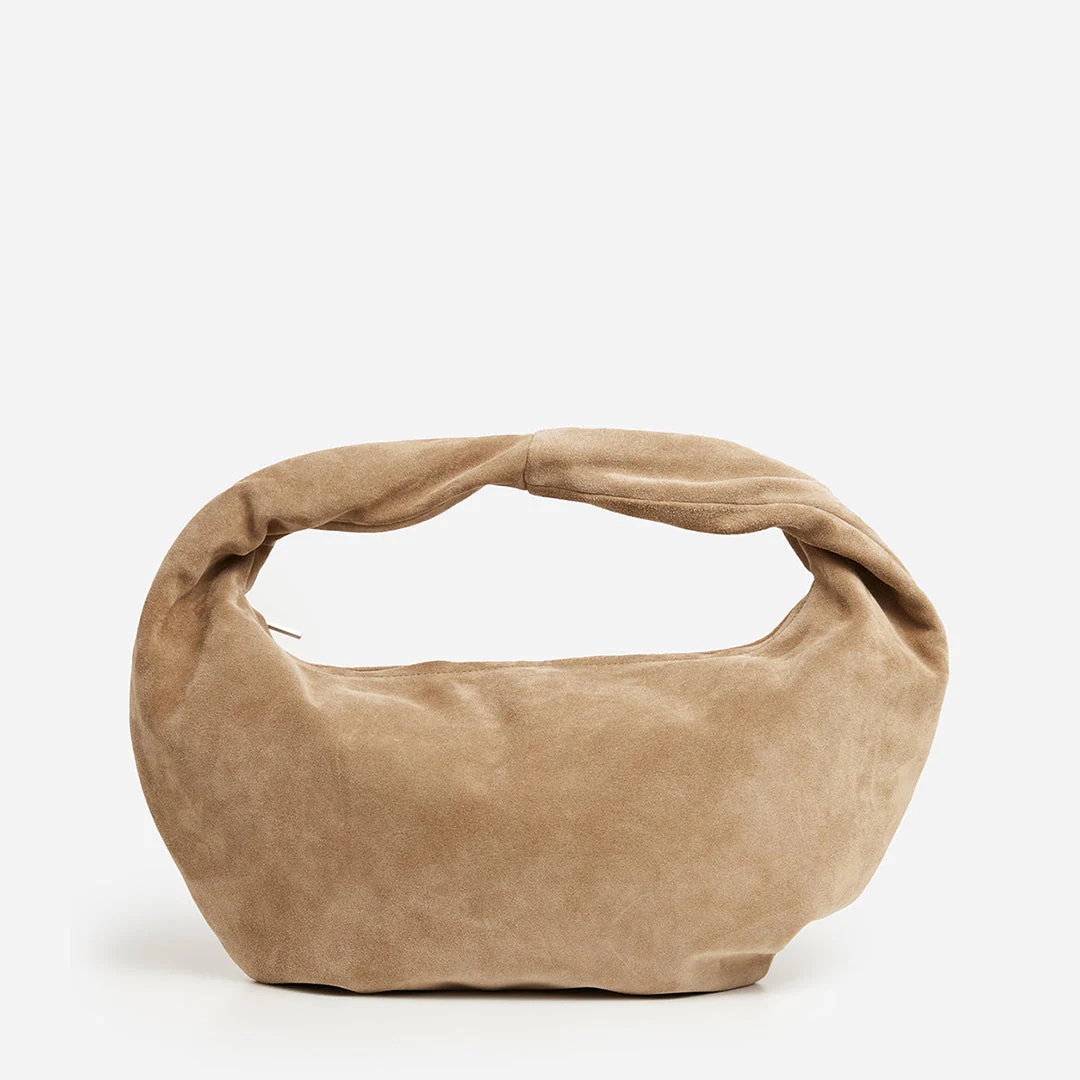 Alva Shoulder Bag Suede Sand - Image 9