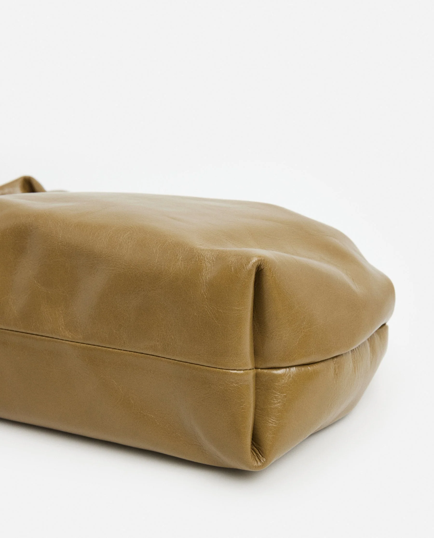 Astrid Handbag Leather Patent Olive - Image 4