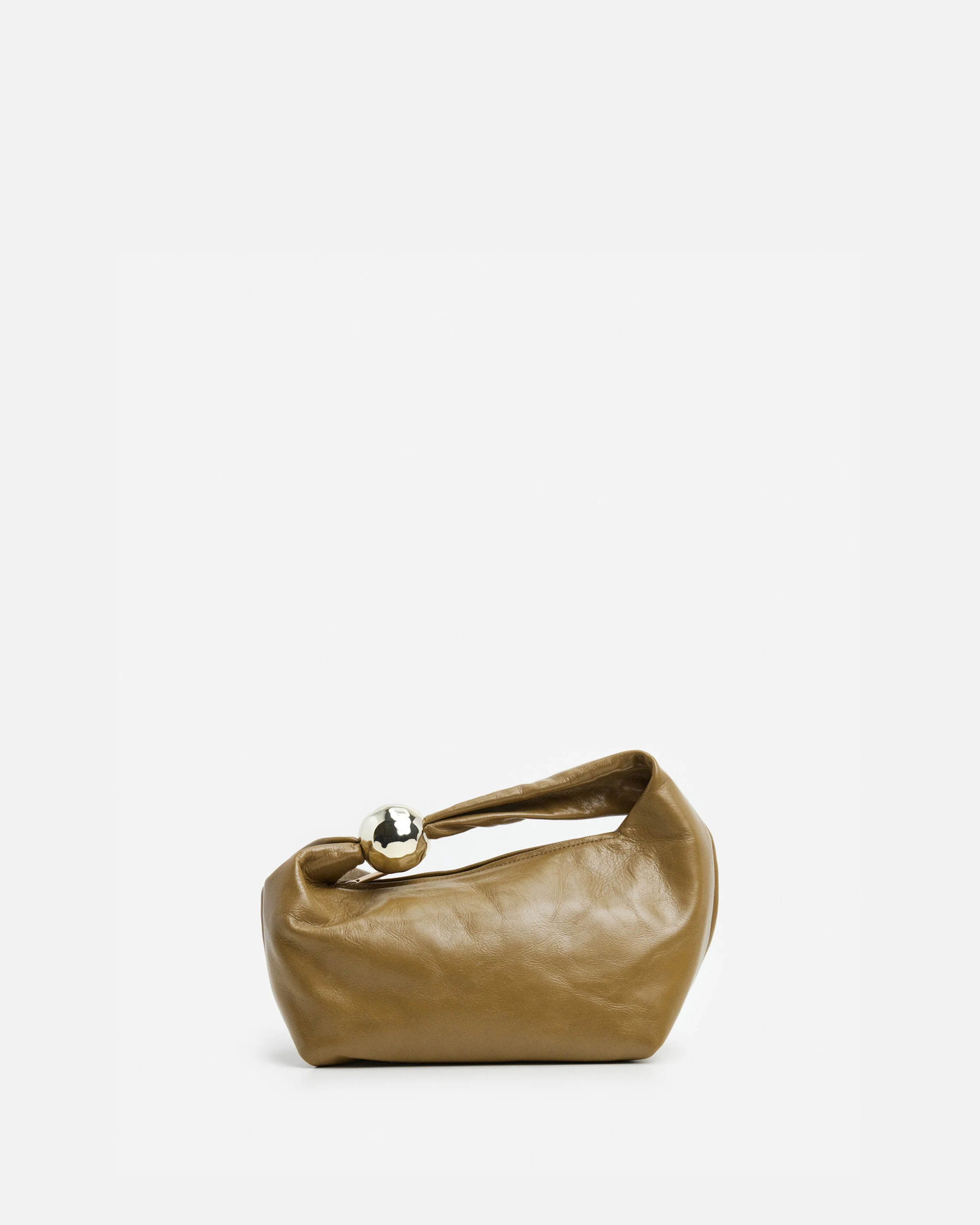 Astrid Handbag Leather Patent Olive - Image 9