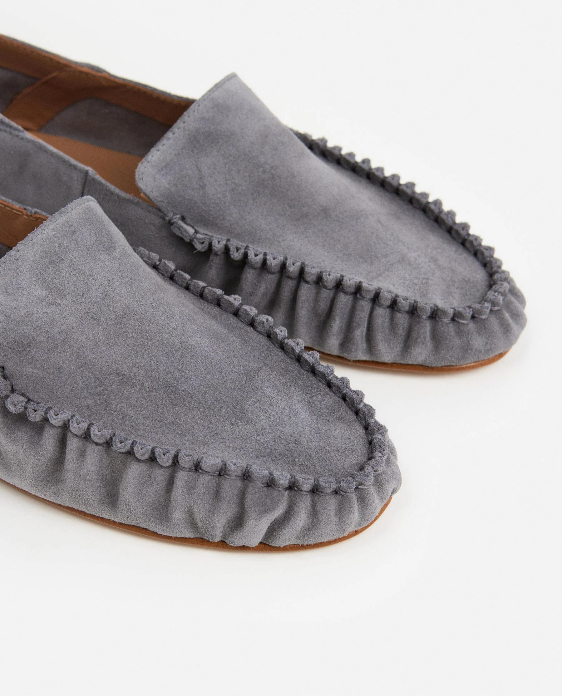 Bon Bon Suede Pearl Grey - Image 6