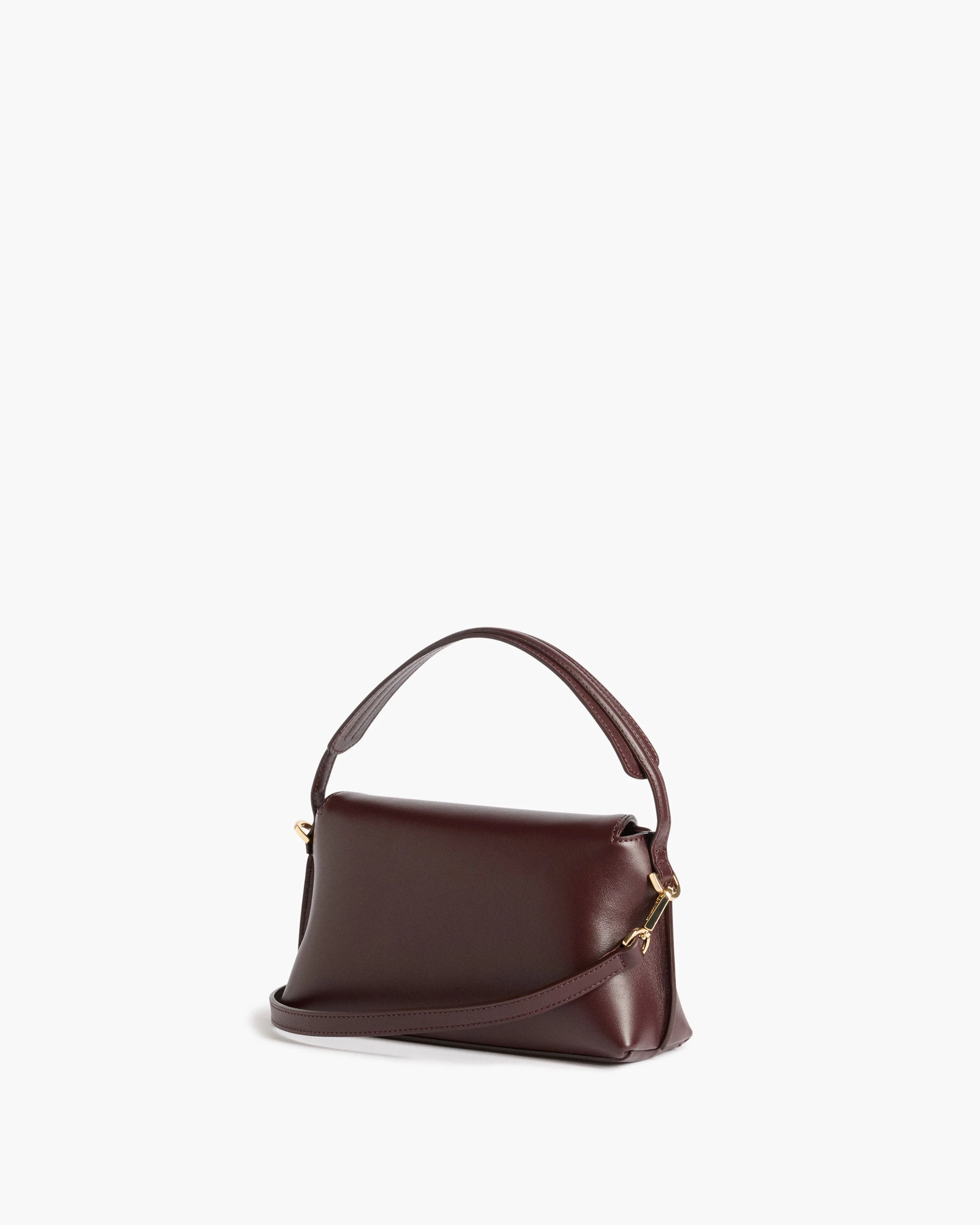 Gaia Mini Bag Leather Burgundy - Image 3