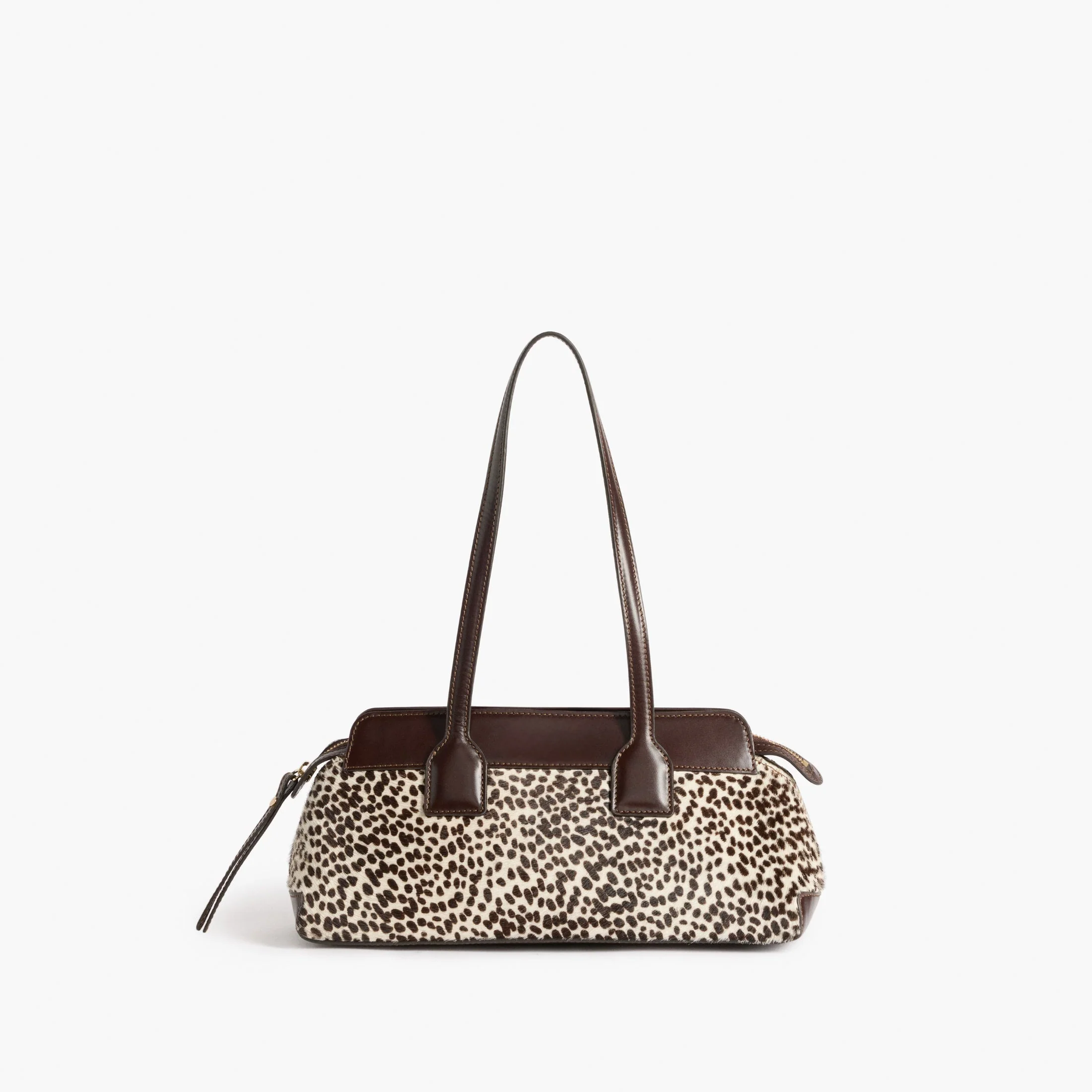 Greta Shoulder bag Leather Hair Chocolate Dot - Image 7