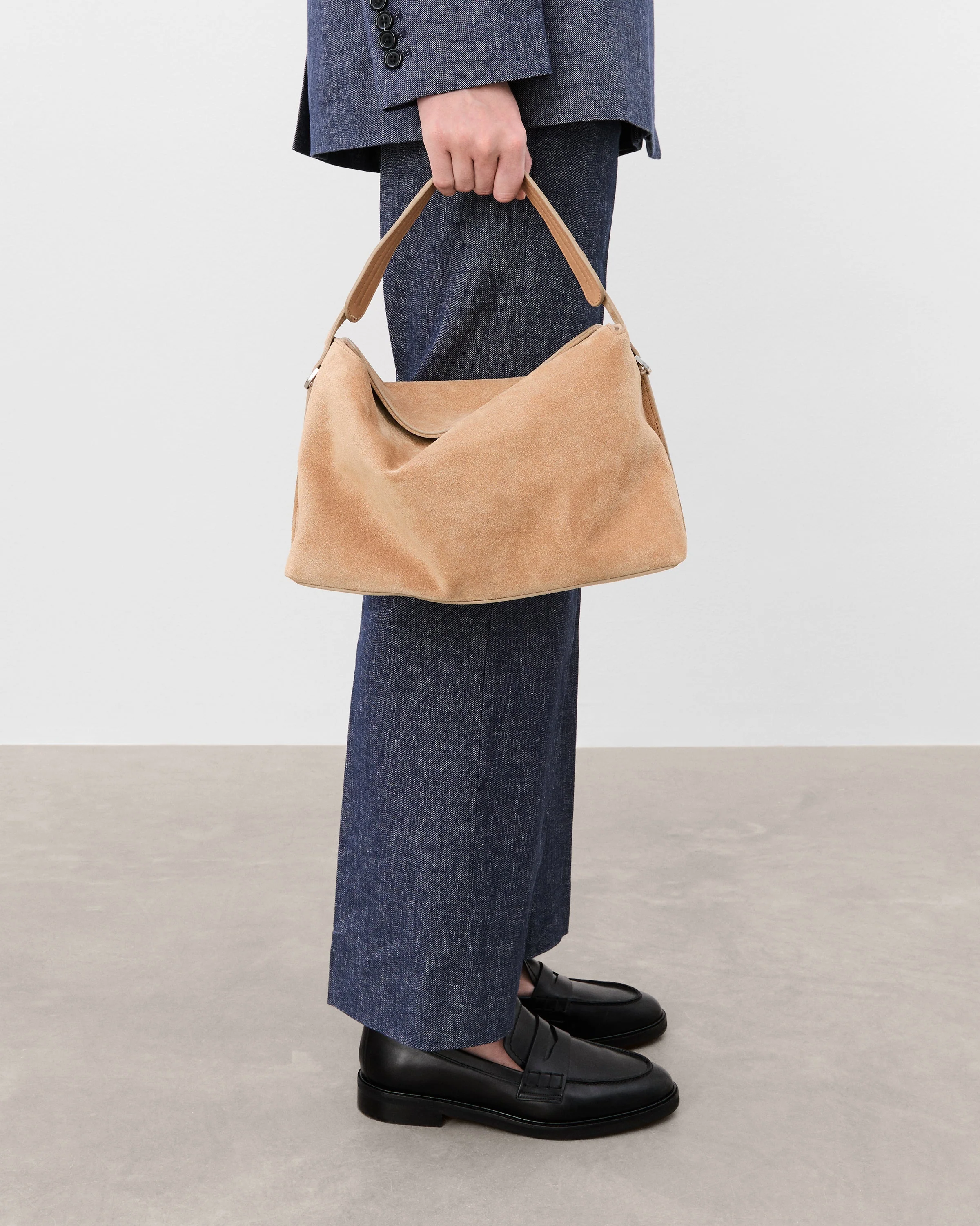 Hera Handbag Suede Sand - Image 2