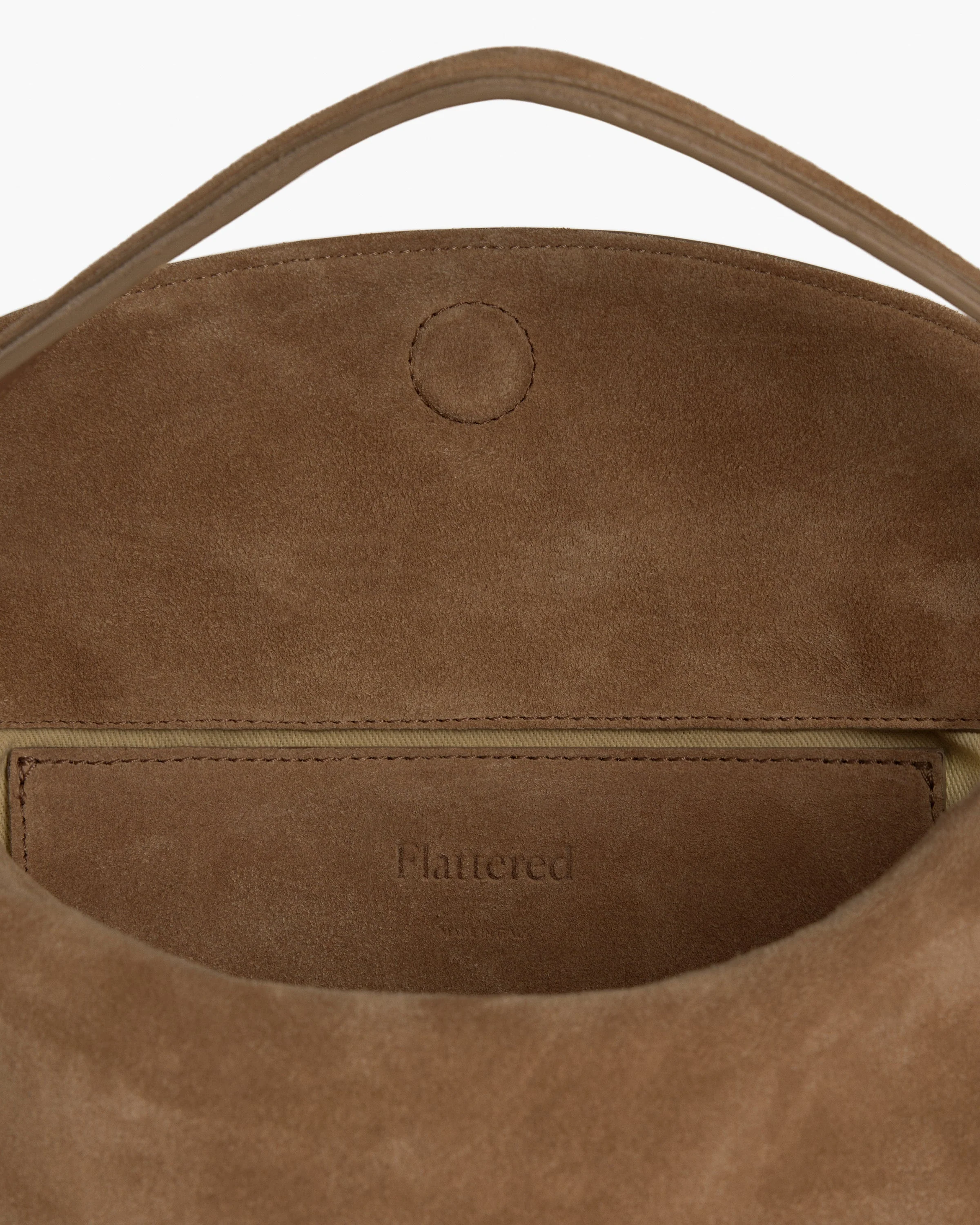 Hera Handbag Suede Wet Sand - Image 4