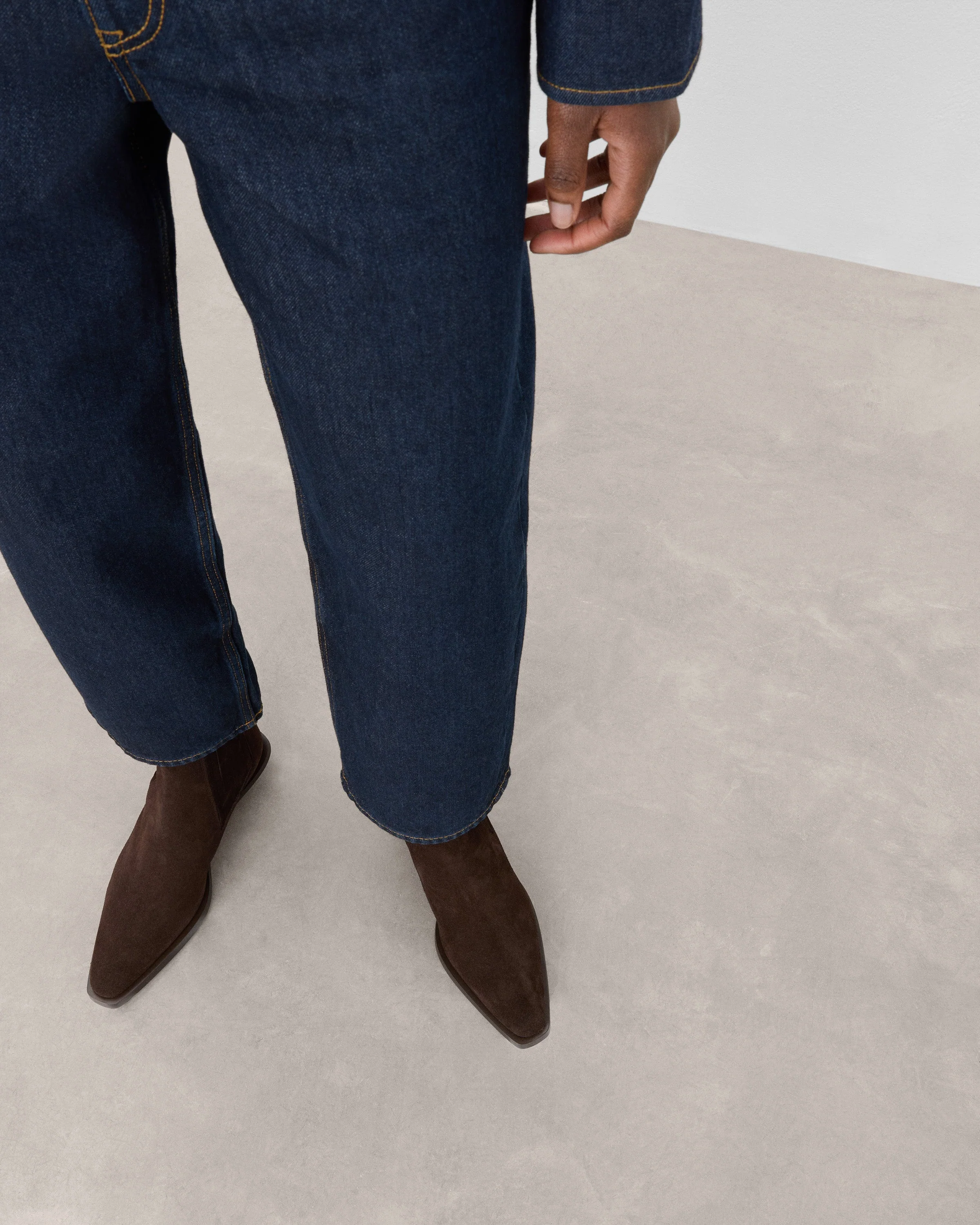 Indigo Suede Chocolate - Image 3
