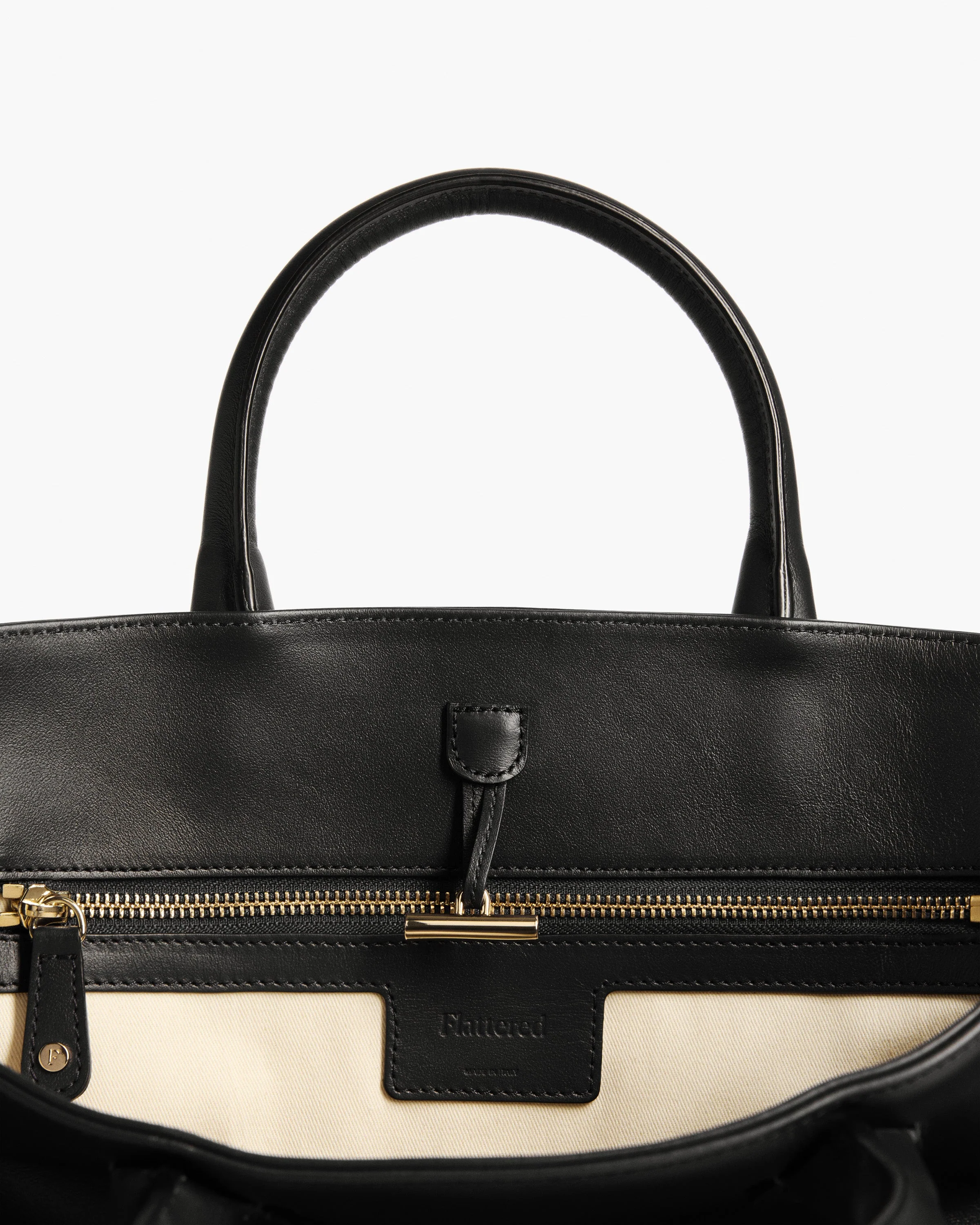 Lola Tote Leather Black - Image 4