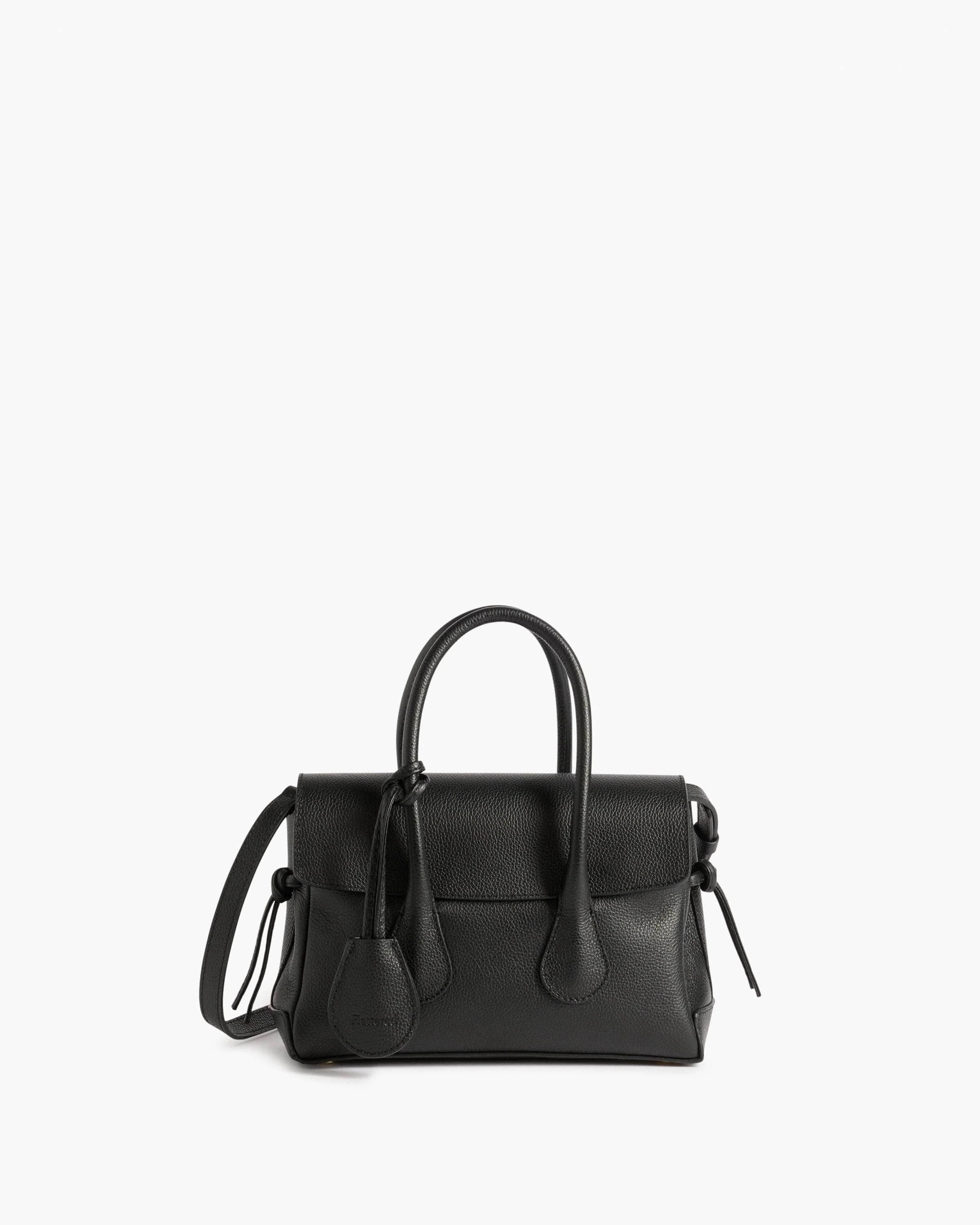 Lydia Mini Bag Grained Leather Black - Image 3